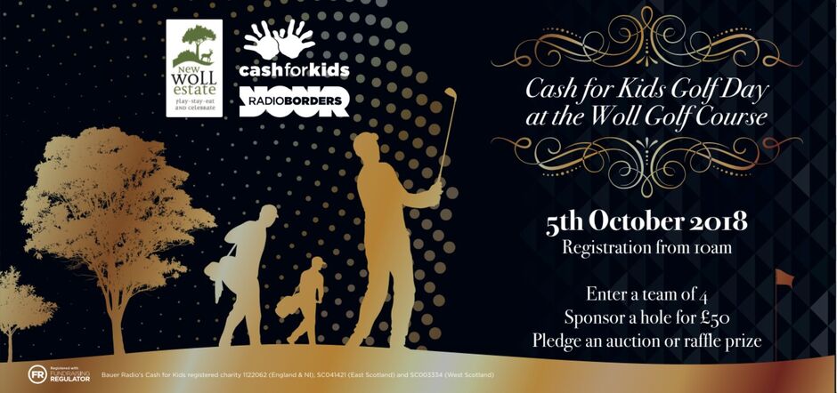 Radio Borders Cash for Kids at The Woll Golf Course